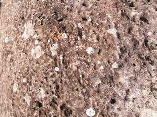 The texture of stone used for background images, Surface of stone brown color