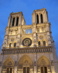 Fototapeta na wymiar Notre Dame Cathedral in Paris before the fire