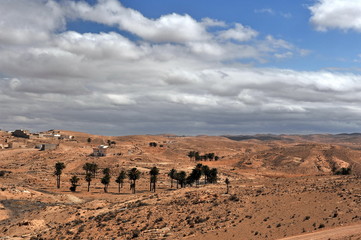 Landscape in the Iranian desert.