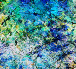 Naklejka premium Colorful Abstract Painting