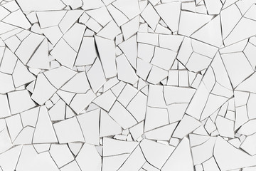 Seamless white mosaic texture
