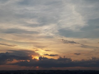 Obraz premium sunset in the sky
