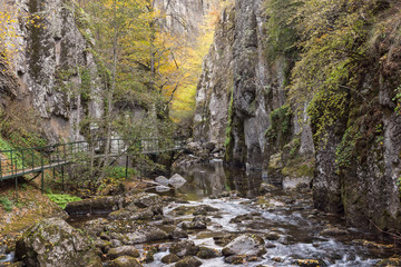 Amazing view of Devin river gorge, Rhodope Mountains, Bulgaria