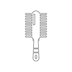 comb icon. Element of Barber for mobile concept and web apps icon. Outline, thin line icon for website design and development, app development