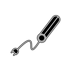 hair straighten icon. Element of bathroom for mobile concept and web apps icon. Glyph, flat icon for website design and development, app development