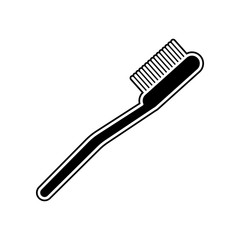 Toothbrush tooth brush icon. Element of bathroom for mobile concept and web apps icon. Glyph, flat icon for website design and development, app development