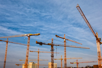 Construction cranes