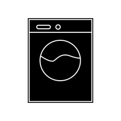 Washer icon. Element of bathroom for mobile concept and web apps icon. Glyph, flat icon for website design and development, app development