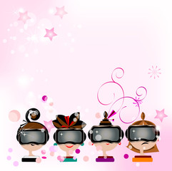 virtual reality glasses