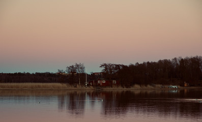 Cinematic image of Nordic Spring Evening, Helsinki, Finland