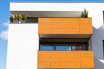 Contemporary luxury apartment buildings, penthouse