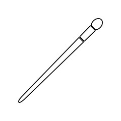 Makeup Brush icon. Element of Beauty salon for mobile concept and web apps icon. Outline, thin line icon for website design and development, app development