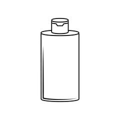 shampoo container icon. Element of Beauty salon for mobile concept and web apps icon. Outline, thin line icon for website design and development, app development