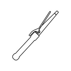 hair curl curler icon. Element of Beauty salon for mobile concept and web apps icon. Outline, thin line icon for website design and development, app development