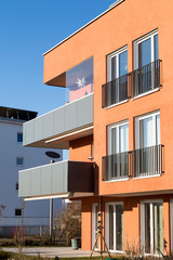 Contemporary luxury apartment buildings, penthouse