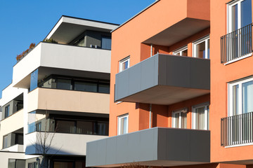 Contemporary luxury apartment buildings, penthouse