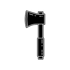 hatchet icon. Element of Camping for mobile concept and web apps icon. Glyph, flat icon for website design and development, app development