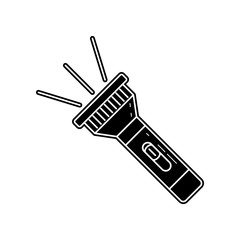 lamp icon. Element of Camping for mobile concept and web apps icon. Glyph, flat icon for website design and development, app development