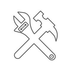 repair tools icon. Element of Car repear for mobile concept and web apps icon. Outline, thin line icon for website design and development, app development