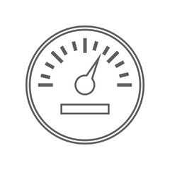 car speedometer icon. Element of Car repear for mobile concept and web apps icon. Outline, thin line icon for website design and development, app development