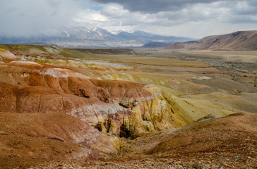 Obraz premium Chagan-Uzun river valley, Altai, Russia