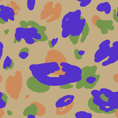 Naklejka premium Bright trendy animal print. The texture of the skin.