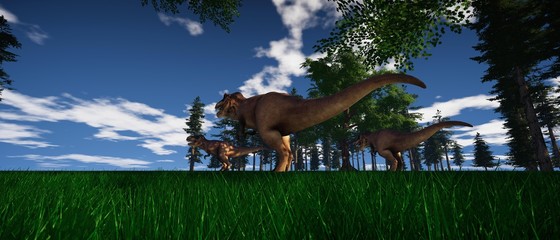 Extremely detailed and realistic high resolution 3D illustration of a T-Rex Dinosaur © Sasa Kadrijevic