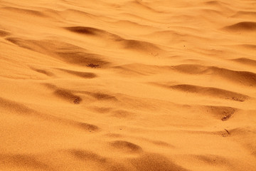 Shapes of the desert sand