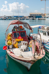 Fishing boat in port, Cyprus, Limassol