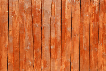 Brown wooden fence. Boards