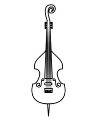 Fototapeta premium cello musical instrument icon