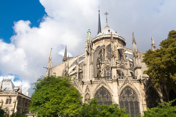 Fototapeta na wymiar Notre Dame Cathedral in Paris