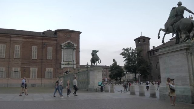 Palazzo Reale di Torino in Piazzetta Reale, Turin, Italy, Europe