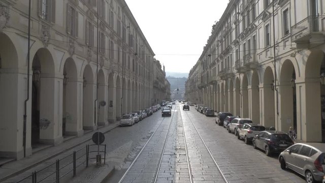 Via Po in Turin, Italy, Europe