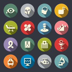 Medical vector icon set