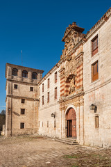 Fototapeta na wymiar San Pedro de Cardena monastery in Burgos, Castilla y Leon, Spain .