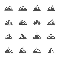 Mountains icons