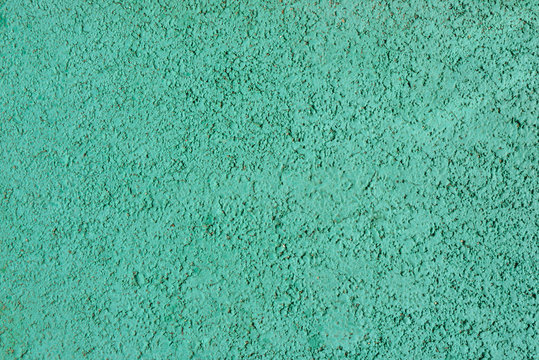 Surface de goudron peint en vert