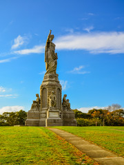 National Monument to the Forefathers. Dedicated on August 1, 1889, this monument commemorates the Mayflower Pilgrims.