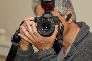 Man Taking a Photograph