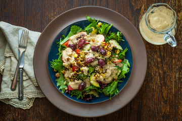 Vegetarian Mediterranean Salad