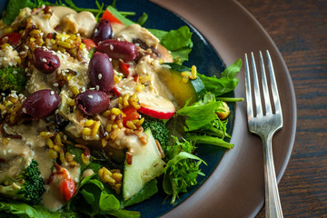 Vegetarian Mediterranean Salad