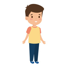 little boy kid character