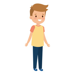 little boy kid character