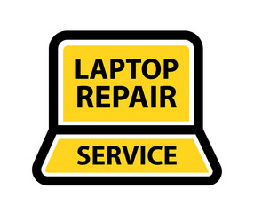 Logo for Laptop and Computer Repair Service.