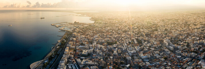 Limassol cityscape, Panoramic view. Cyprus