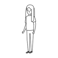 little girl kid character