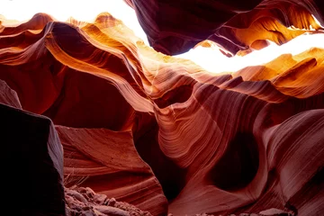 Deurstickers Lower Antelope Canyon in Arizona - most beautiful place in the desert - travel photography © 4kclips