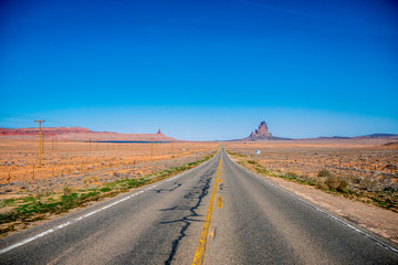 Road to Monument Valley in Utah - travel photography