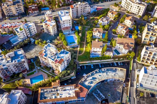 Limassol, overhead view at residential buildings. Cyprus © kirill_makarov